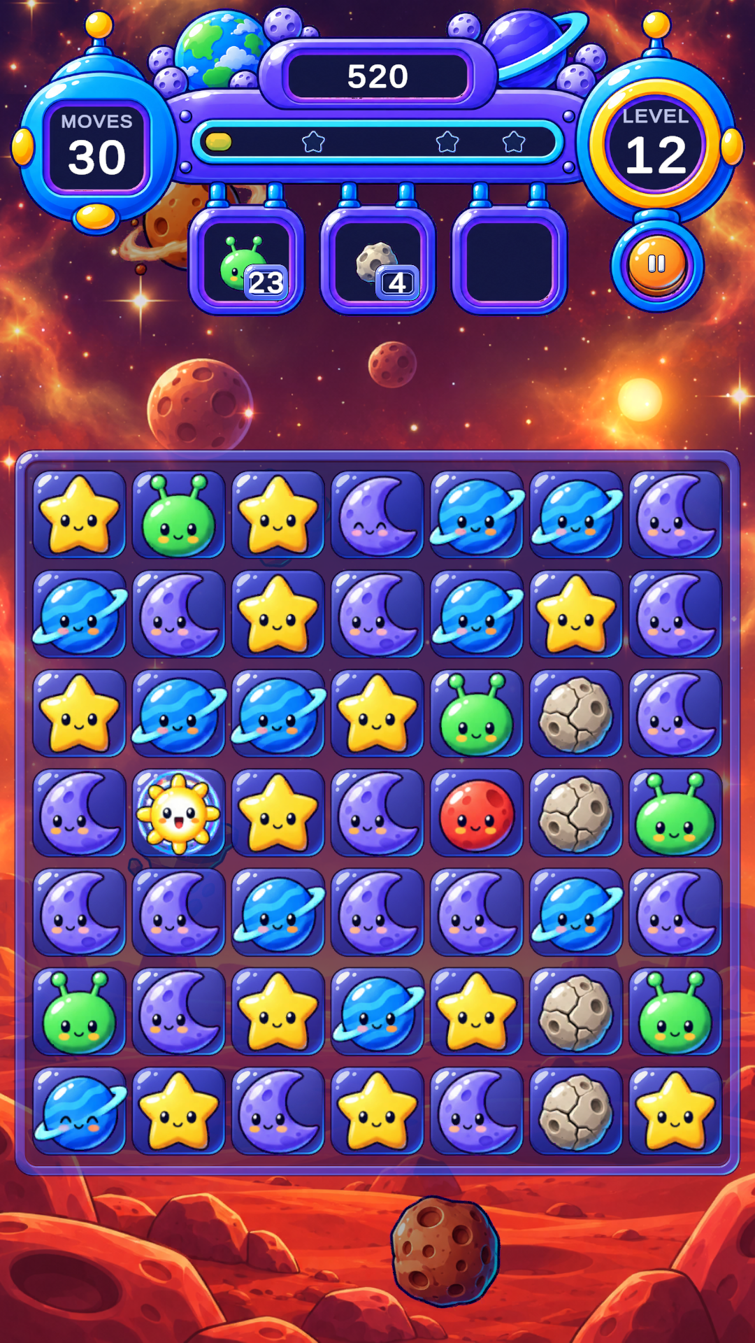 Spacepop Asteroids world gameplay