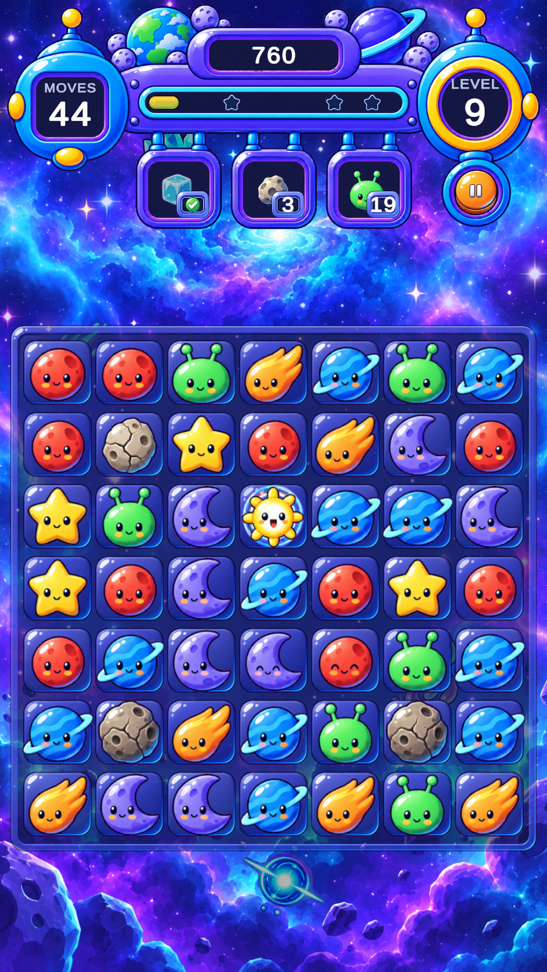 Spacepop Nebula world gameplay