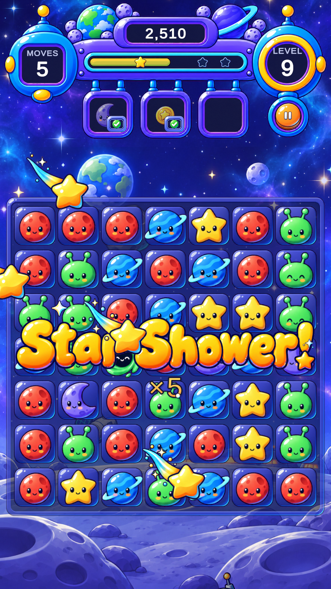 Spacepop Star Shower bonus